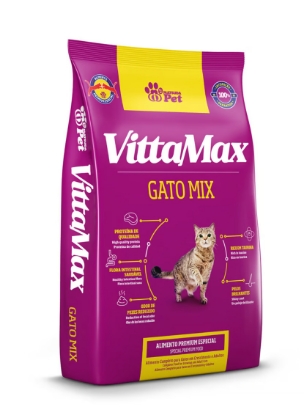 صورة بروتين ( 30%) Vittamax Mix- (Chicken +Meat + Fish + Salamon) Flavor 1 kg