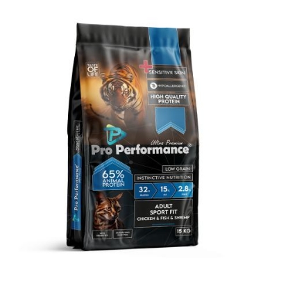 صورة  طعام قطط  Pro Performance Ultra Premium Adult sport fit cat 15Kg