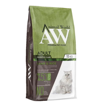 صورة طعام قطط Animal world sensitive  15 Kg
