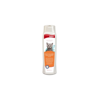 صورة  Multi Coloured Hair Shampoo for Cat  200ml Bioline 