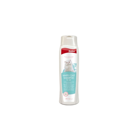 صورة White Coat Shampoo for Cat 200ml Bioline 