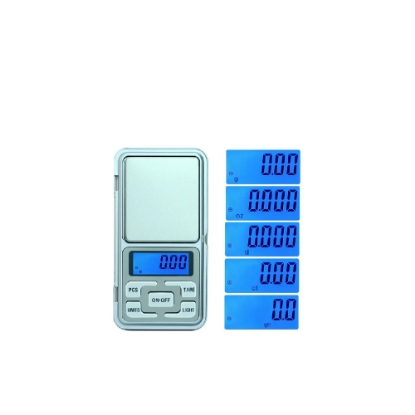 صورة ميزان  جيب حساس 200 غم ( 0.01 غم دقة ) قياس القاعدة 10 سم * 10 سم