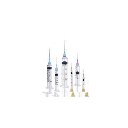 صورة سرينج بلاستيك 3 مل ( 100 حبة ) G22 * 1/2 inch