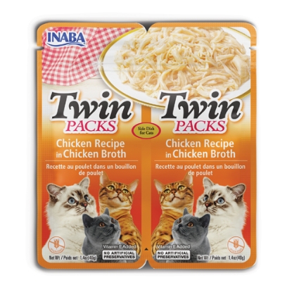صورة TWIN PACKS Chicken Recipe in Chicken Broth INABA