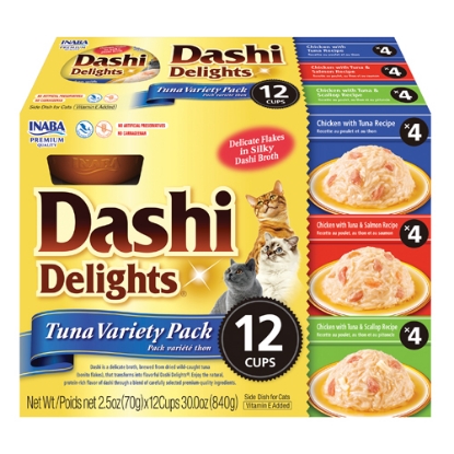 صورة DASHI DELIGHTS 12 Ct Tuna Variety Pack INABA 