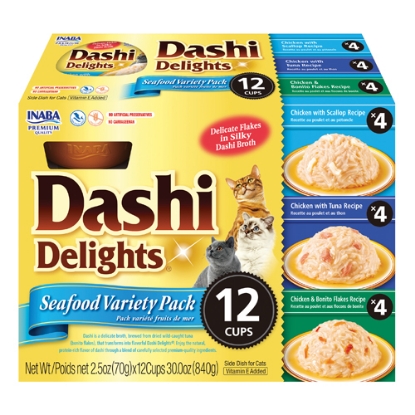 صورة DASHI DELIGHTS 12 ct Seafood Variety Pack INABA