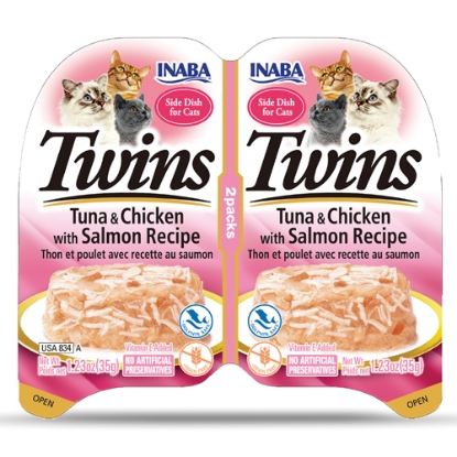 صورة TWINS Tuna & Chicken with Salmon Recipe INABA