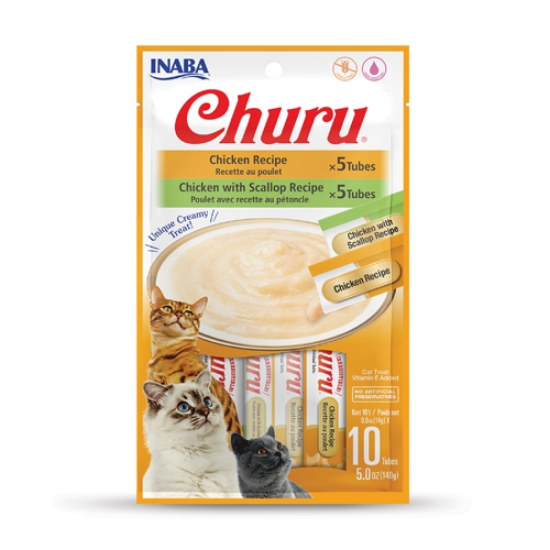 صورة CHURU 10 ct Chicken Variety Pack INABA 