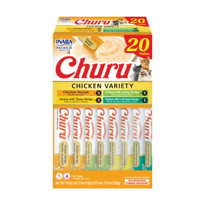 صورة CHURU 20 ct Chicken Variety Box INABA 