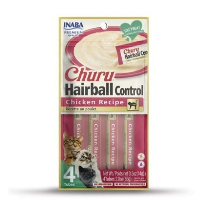 صورة CHURU HAIRBALL CONTROL Chicken Recipe INABA