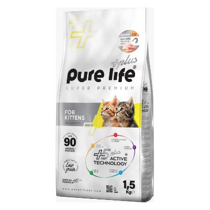 صورة PURELIFE PLUS KITTEN CAT 38/18 CHICKEN 1.5KG ( Super Premium food )
