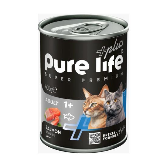 صورة PURELIFE ADULT CAT SALMON CHUNK 400GR ( Super Premium food )